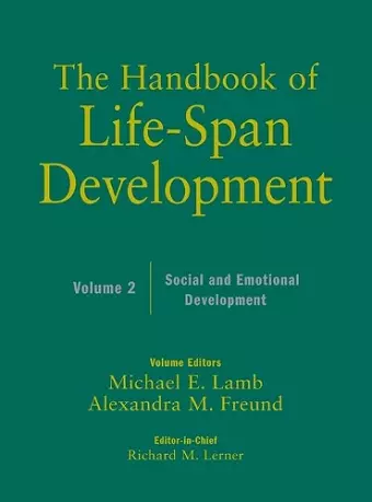 The Handbook of Life-Span Development, Volume 2 cover