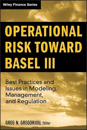 Operational Risk Toward Basel III cover