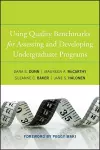 Using Quality Benchmarks for Assessing and Developing Undergraduate Programs cover