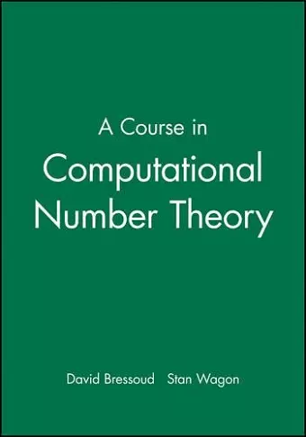 A Course in Computational Number Theory cover