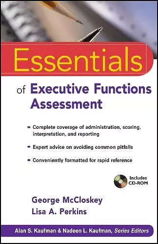 Essentials of Executive Functions Assessment cover