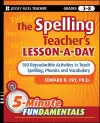 The Spelling Teacher's Lesson-a-Day cover