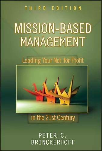 Mission-Based Management cover