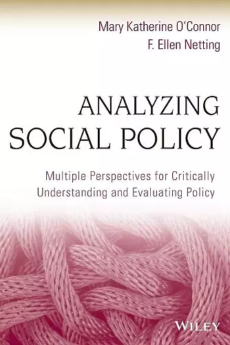 Analyzing Social Policy cover