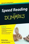 Speed Reading For Dummies cover