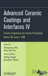 Advanced Ceramic Coatings and Interfaces IV, Volume 30, Issue 3 cover