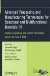 Advanced Processing and Manufacturing Technologies for Structural and Multifunctional Materials III, Volume 30, Issue 8 cover