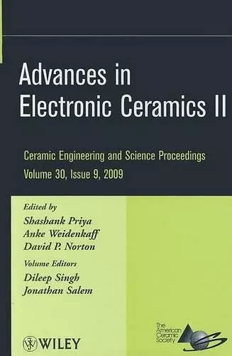 Advances in Electronic Ceramics II, Volume 30, Issue 9 cover