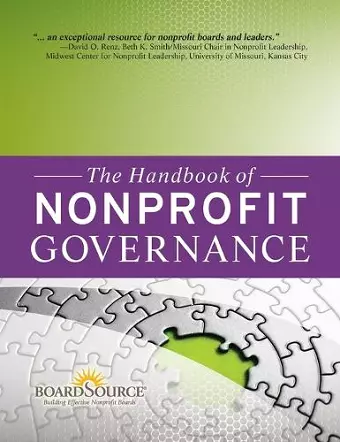 The Handbook of Nonprofit Governance cover