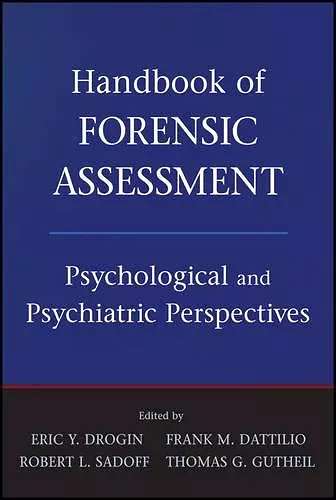 Handbook of Forensic Assessment cover