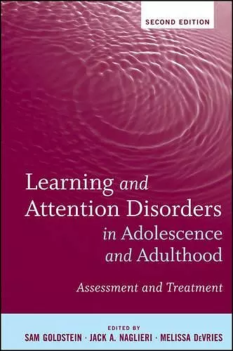 Learning and Attention Disorders in Adolescence and Adulthood cover