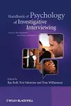 Handbook of Psychology of Investigative Interviewing cover