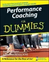 Performance Coaching For Dummies cover