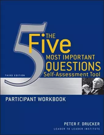 The Five Most Important Questions Self Assessment Tool cover