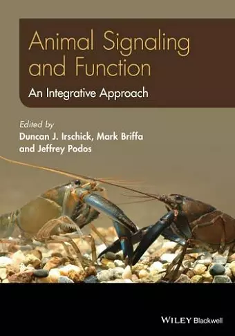 Animal Signaling and Function cover