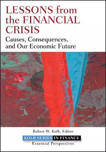 Lessons from the Financial Crisis cover