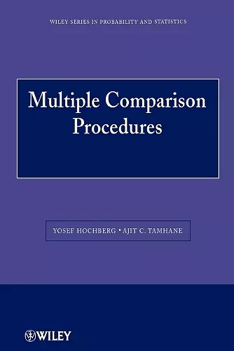 Multiple Comparison Procedures cover