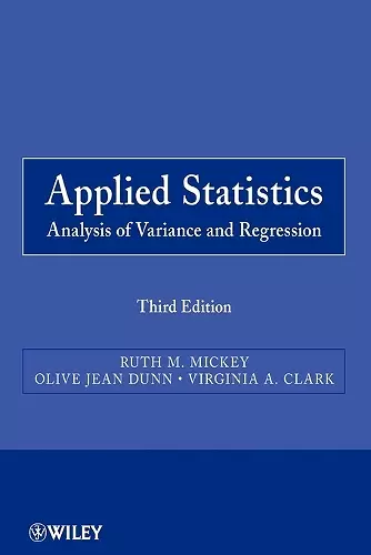 Applied Statistics cover