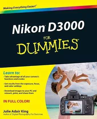 Nikon D3000 For Dummies cover