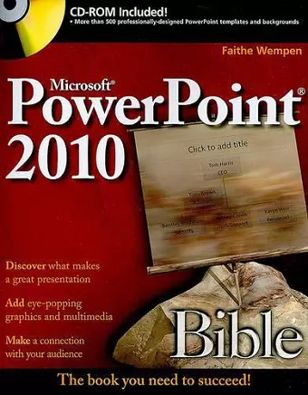 PowerPoint 2010 Bible cover