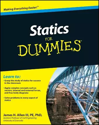 Statics For Dummies cover