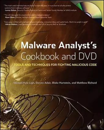 Malware Analyst's Cookbook and DVD cover