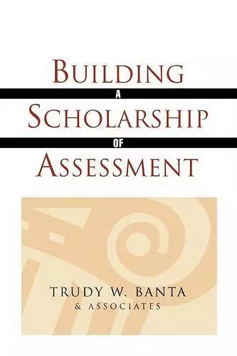 Building a Scholarship of Assessment cover