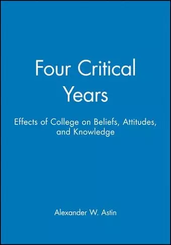 Four Critical Years cover