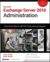 Exchange Server 2010 Administration cover