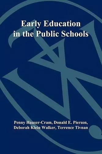 Early Education in the Public Schools cover