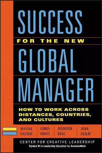 Success for the New Global Manager cover