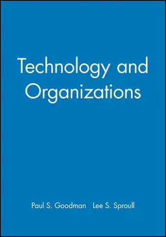 Technology and Organizations cover