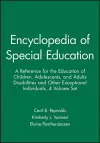 Encyclopedia of Special Education, 4 Volume Set cover