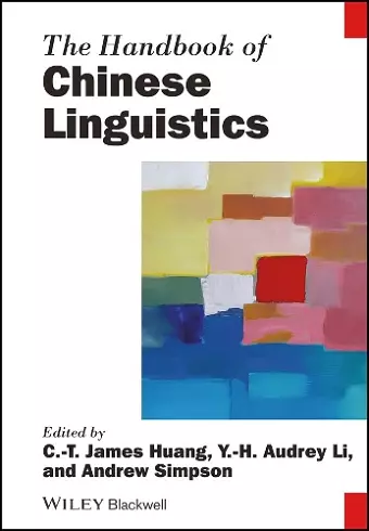 The Handbook of Chinese Linguistics cover