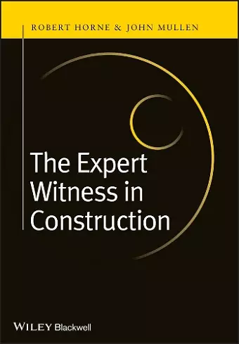 The Expert Witness in Construction cover