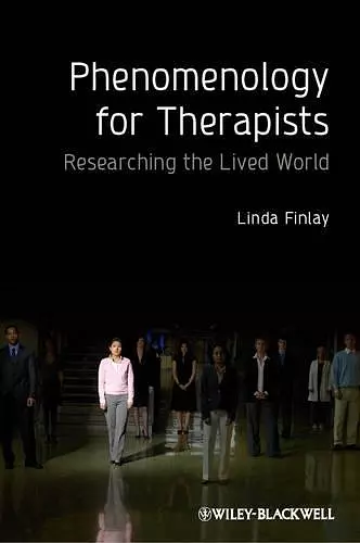 Phenomenology for Therapists cover