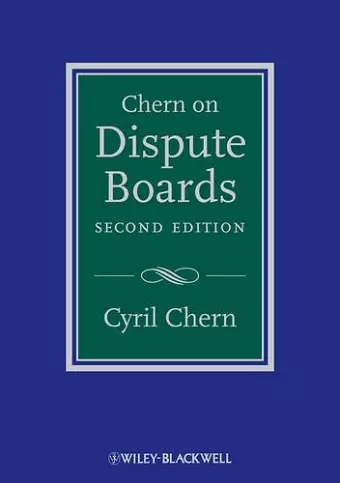 Chern on Dispute Boards cover