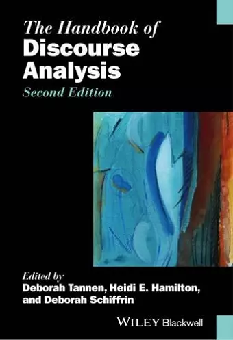 The Handbook of Discourse Analysis cover