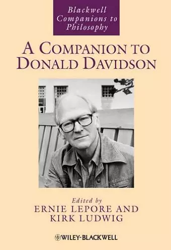 A Companion to Donald Davidson cover