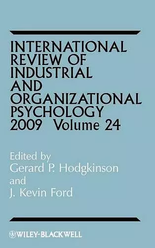 International Review of Industrial and Organizational Psychology 2009, Volume 24 cover