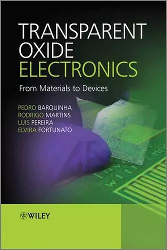 Transparent Oxide Electronics cover