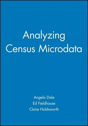 Analyzing Census Microdata cover