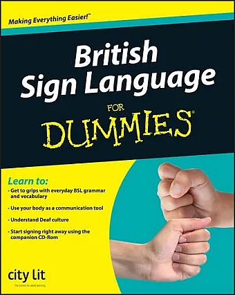 British Sign Language For Dummies cover