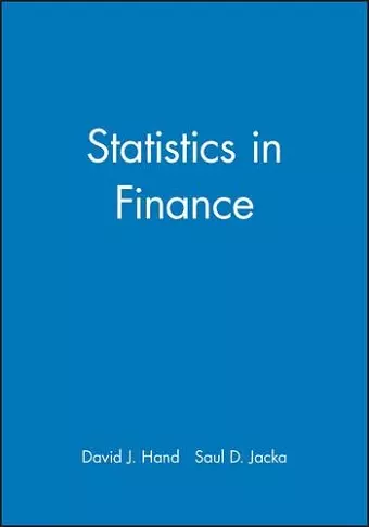 Statistics in Finance cover