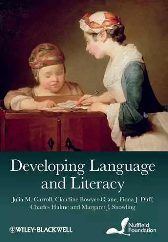 Developing Language and Literacy cover