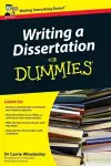 Writing a Dissertation For Dummies cover