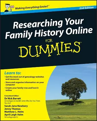 Researching Your Family History Online For Dummies cover