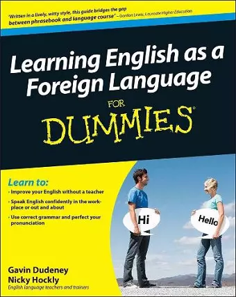 Learning English as a Foreign Language For Dummies cover
