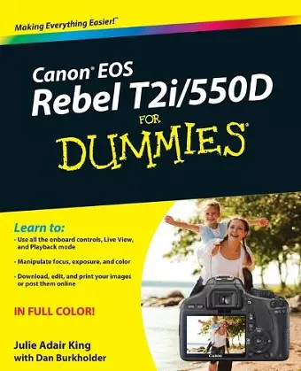 Canon EOS Rebel T2i / 550D For Dummies cover