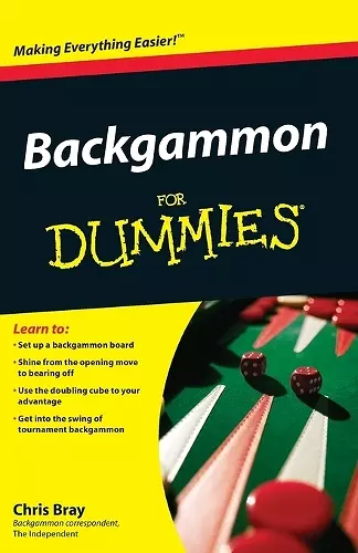 Backgammon For Dummies cover